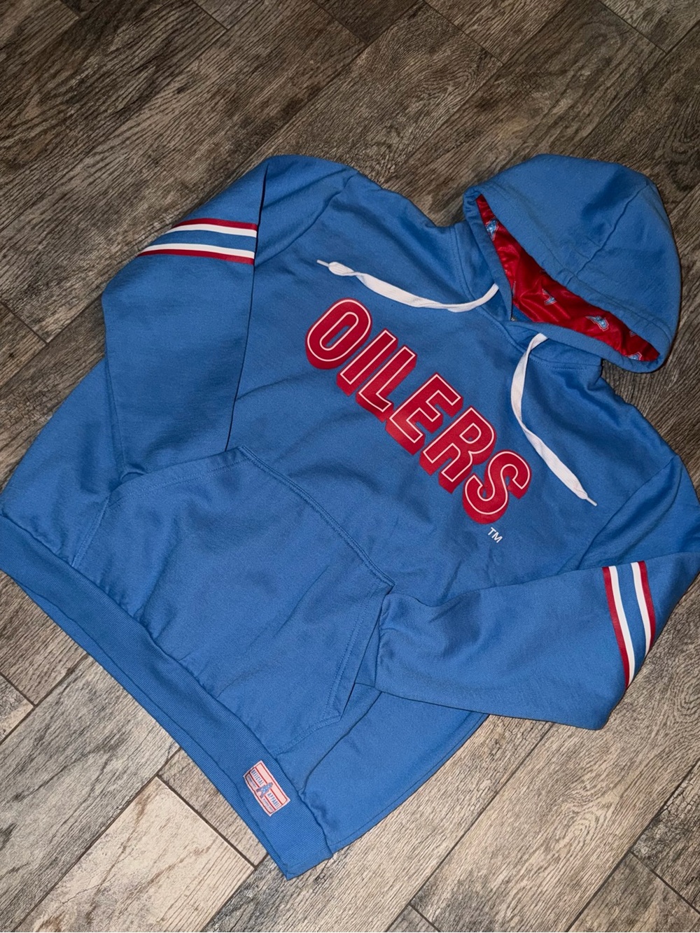 Tennessee Titans Houston Oilers Throwback STM Hoodie 2XL